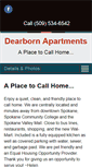 Mobile Screenshot of dearbornapts.com